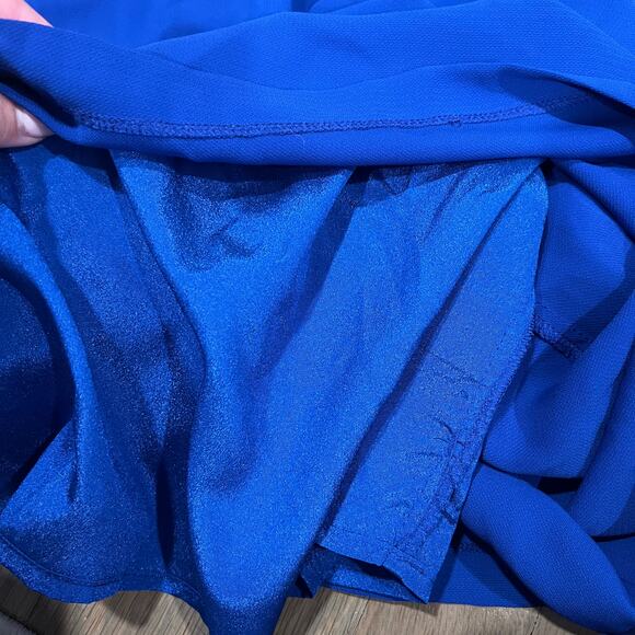 Adelyn Rae Dress in Blue. Size Small - Picture 4 of 5